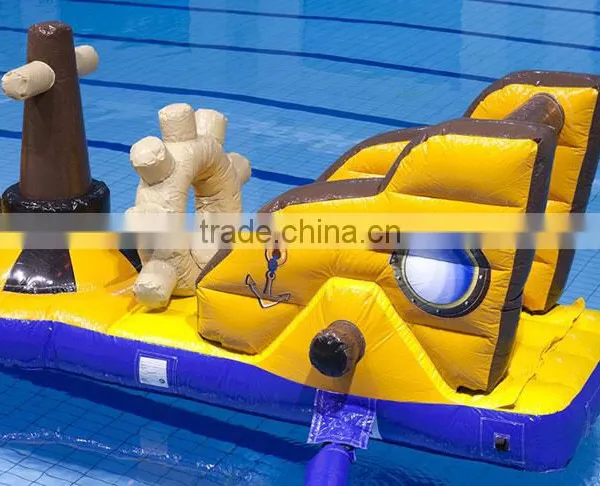 Hot Sale Sdult Outdoor Obstacle Course Equipment Pirate Ship Inflatable Water Obstacle Course for Sale Supplier's Choice photo-4