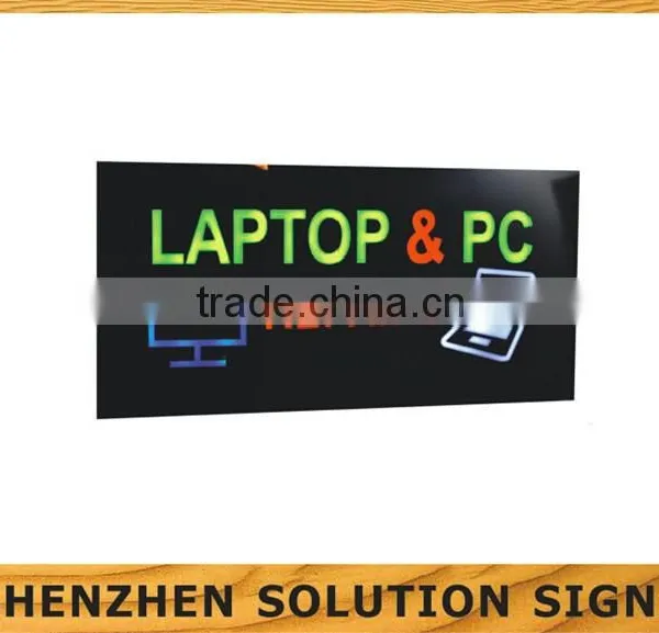Neon Open Display Flashing Sign Shop Business Signs Shopping Centre Office Cafe photo-4