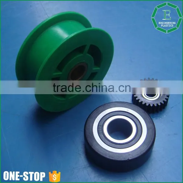 ISO Standard Plastic Factory Sale Injection Conveyor Pulley Wheels Custom Durable Black Big Plastic Pulley Quality Choice photo-3