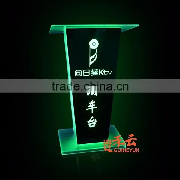 Acrylic Night Bar Acrylic LED Table Designs, Night Club dj Facade, Night Bar Booth photo-5