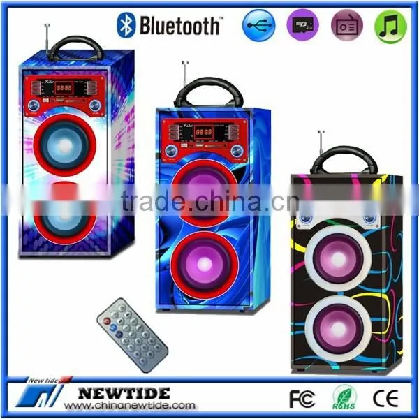 NT-WS001 USB TF FM Wood Speaker photo-2