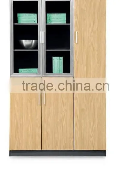 MDF Wood Glass Door Cabinet photo-2