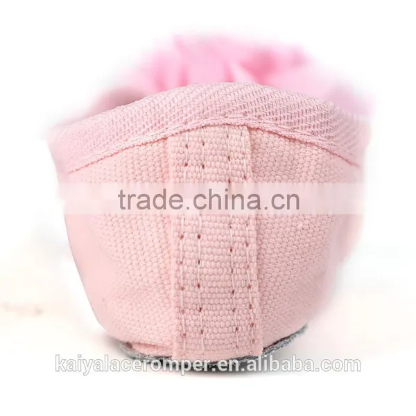 Wholesale Baby Dance Shoes,Pink Shoes With Flower Toddler Girls Bridal Ballet Shoes photo-5