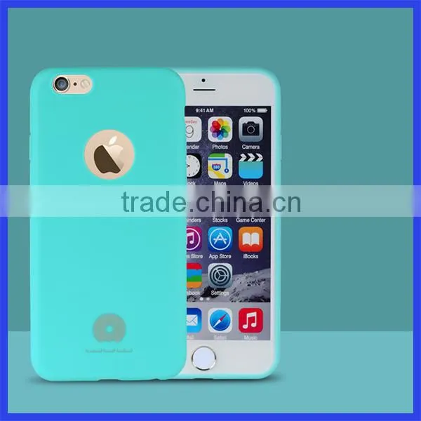 JLW Candy Simple Color Light Series Ultra Soft TPU Phone Case for IPhone 6/6s photo-3