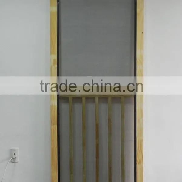 5-Bar Solid Pine Wood Screen Door photo-2