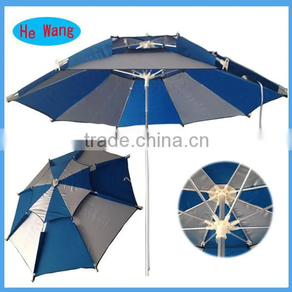 Double-deck Aluminum Outdoor Fashing Umbrella