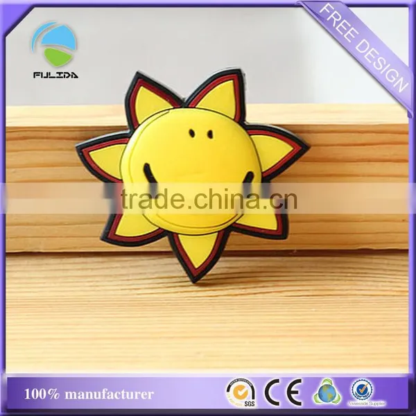 Flowers Florals Shaped Soft Pvc Rubber Souvenir Ornament Fridge Magnet photo-3