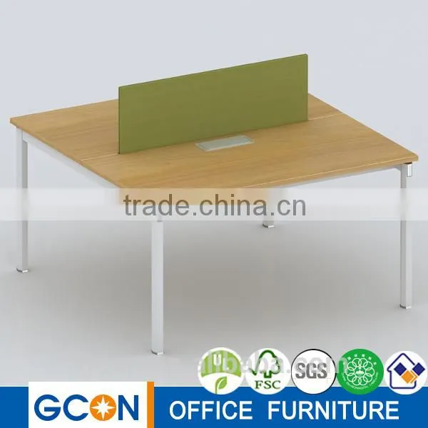Cass Walnut 4 Seater Office Workstation Cubicle photo-6