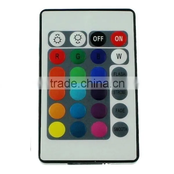 Mini 24 Key IR Remote Control RGB LED Strip Controller Small RGB Controller photo-2