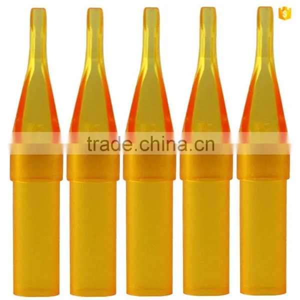 Best Quality Disposable Tattoo Tip 9RT Yellow