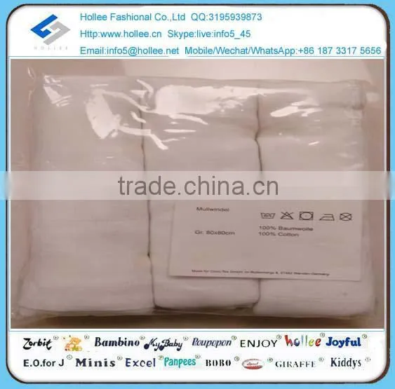 100% Cotton Printed Muslin Square Swaddle Blanket photo-6