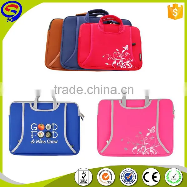 13" Size and Silk Screen Print Neoprene Computer Bag photo-2