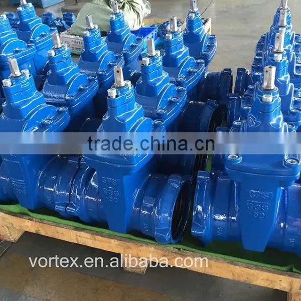 Double Socket End Resilient Seat Gate Valve for PVC photo-4