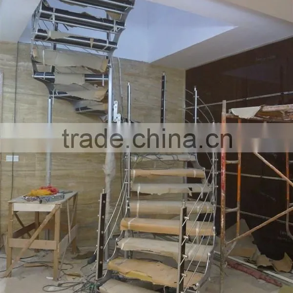 China Leading Customized Steel Curve Stairs Factory Supplier photo-3