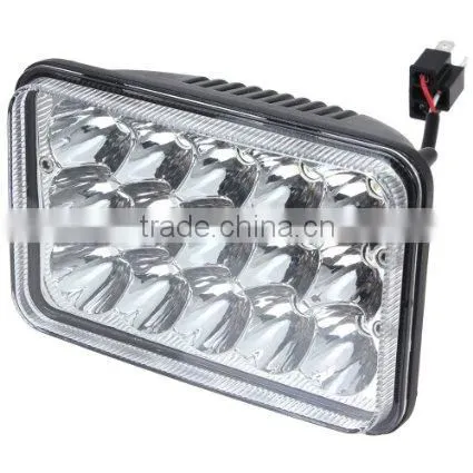 Rectangular 4x6 Inch LED Sealed Beam Headlight Bulb Replace HID Projector Lens Fit For Trucks Peterbilt Kenworth FREIGHTLINER Quality Choice photo-2