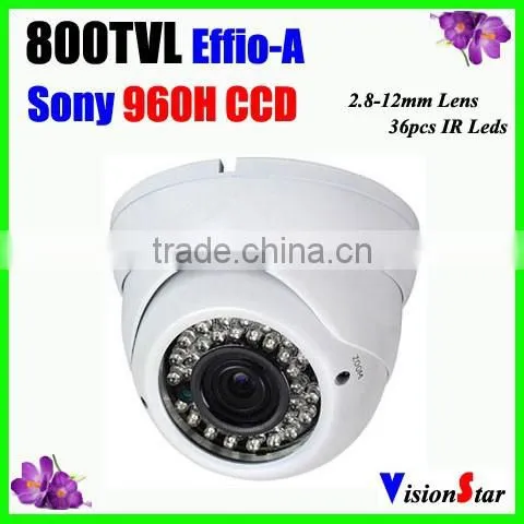 Camera Security System 800tvl Sony Effio-a Ccd Sensor 36pcs ir Leds CXD4151gg Metal Cover Outdoor Using Dome Cctv Camera photo-2