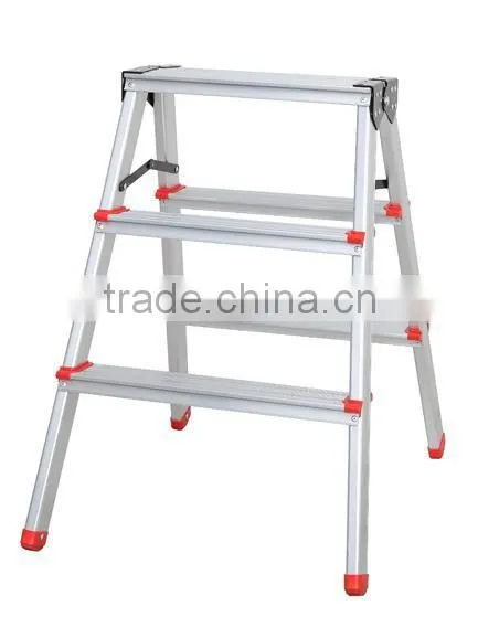 Double Side EN 131 Mobile Platform Ladder Aluminium, Ladder Platform