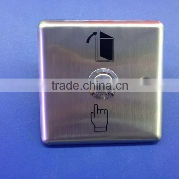 Stainless Steel Door Exit Button for Access Control System Door Open Panic Button Alloy Panel Door Release Switch photo-2