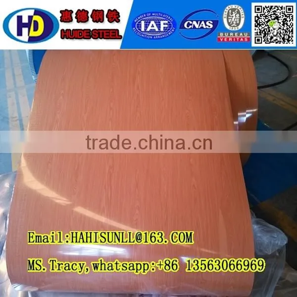 Hot Sales! Wooden Ppgi Color Coated Galvanized Coils With High Quality photo-3