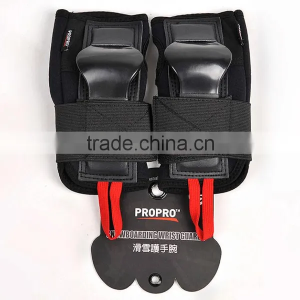 PROPRO Wrist Guards Pair Black Color Ski Snowboard Skate Wristguard Protection photo-2