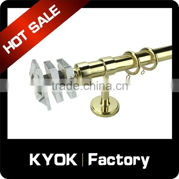 KYOK Double Curtain Rod Accessories , Golden Curtains Rods in Dubai photo-6