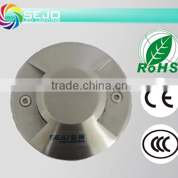 High Power LED Ground Light 3W 304 Stsinless Steel IP68 photo-3