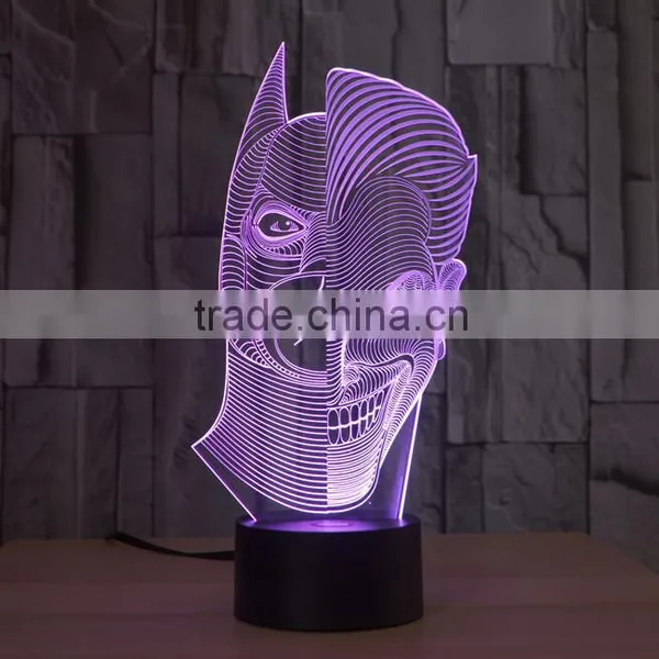 Double-faced Shape Led Night Light Lamp 3d Acrylic Illusion Table Touch Night Light for Children Kids Baby Led Lamp photo-5