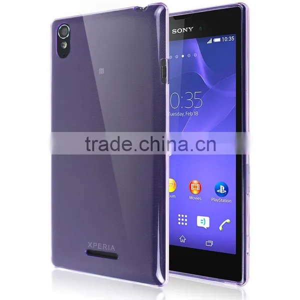Ultra-thin TPU Cases Back Cover Case for Sony Xperia G T3 Hard Back Cover Case photo-5