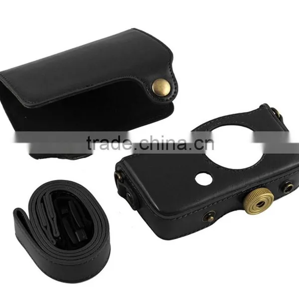 Factory Competitive Price New Style Leather Camera Bag in Dongguan photo-3