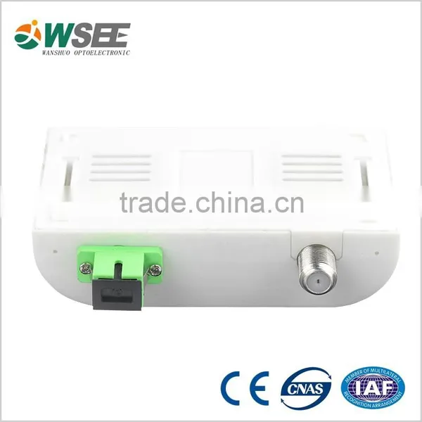 New Style 1550nm Catv Ftth Optic Receiver Node in Plsastic Shell photo-2