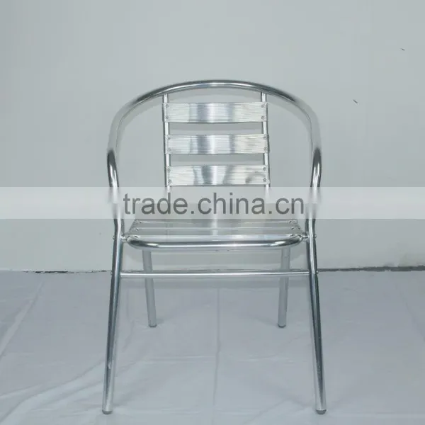 00 Restaurant Garden Aluminum Stackable Dining Chair YC001 photo-4
