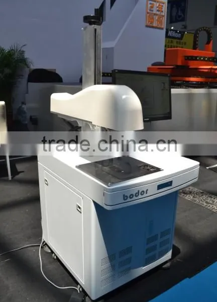 10W 20W 30W Fiber Laser Marking Machine for Mobile Phone Keypad Made in China photo-2