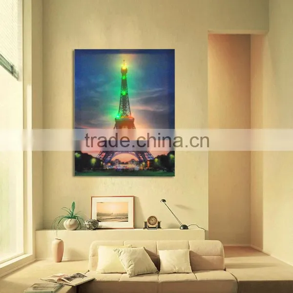 LED Canvas Painting Wall Art, Lighted up Candle Painting,Christmas Wall Decor LED Canvas Painting photo-4