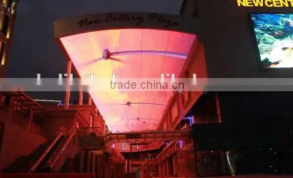 Transparent LED Curtain of P16 P20 SMD 3IN1 Indoor LED Strip Curtain Screen photo-2