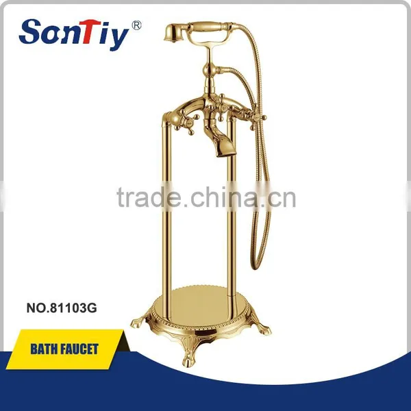 Attractive Brass Chrome Finish Tub and Shower Faucet With Hand Shower photo-6