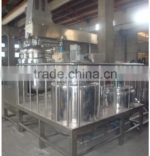 650L Easy Discharge Lotion Cream Vacuum Making Machine photo-3