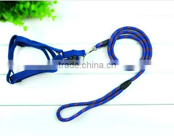 Wholesale Double Colors Styles Round Rope Fiber High Quality Strong Dog Pet Leashes photo-4