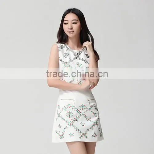 White Women Dress