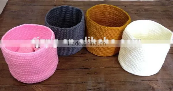 Storage Toy Baskets, Crochet Storage Bin photo-3