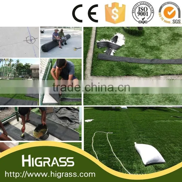 China Manufacturer Environmental Friendly Artificial Soccer Grass Turf, Synthetic Football Grass photo-4