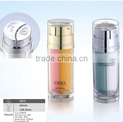Plastic Dual Tube Bottles for Day Cream and Night Cream photo-5