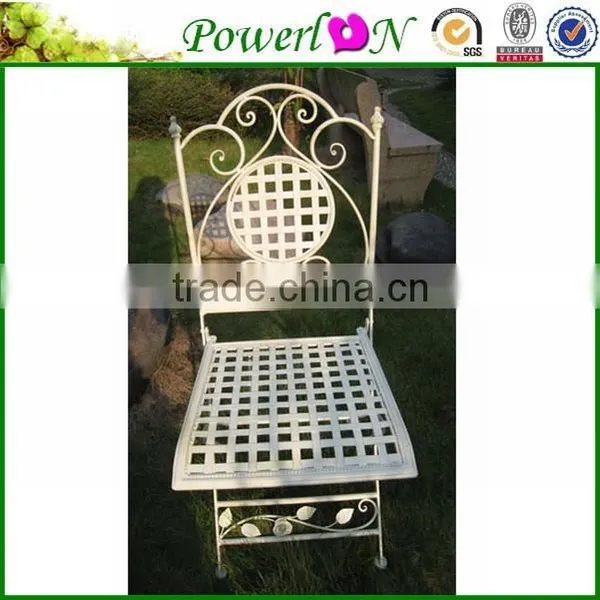 Hot Selling Antique White Folding Beach Chiar For Patio Garden Backyard