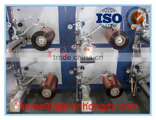 Big Spool Tray Product Copper Foil Laminate al Foil in Jumbo Roll Tapes Supplier for Cables Sheild photo-5