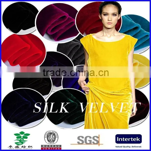 Viscose Rayon Silk Velvet Fabric photo-5