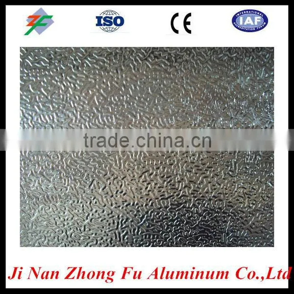 Embossed Surface Treatment and 1000 Series Grade Aluminum Sheet photo-2