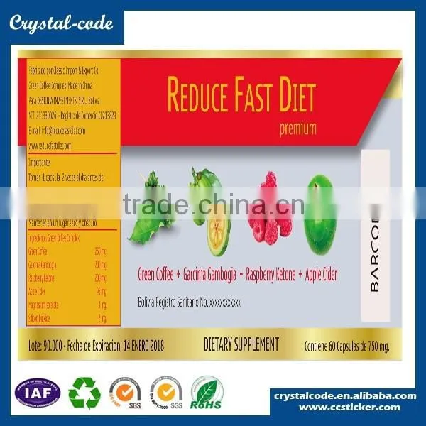 High Quality Customized Round Shape Matte Varnish PE Label photo-6