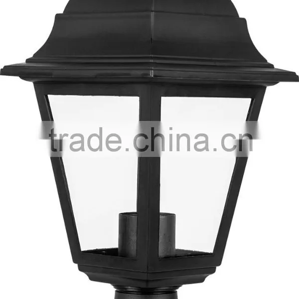 Outdoor Gate Pillar Light ,classic Plastic Garden Light,4pcs Glasses photo-2