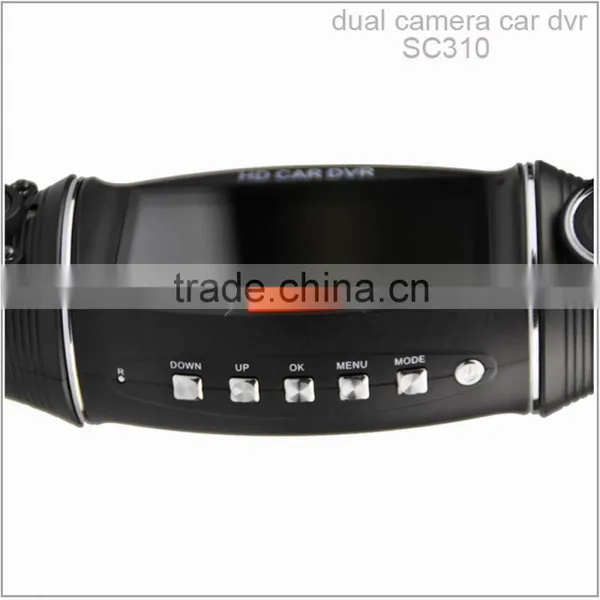 New Design Dual Camera High Resolution 2.7 Inch TFT LCD Panel Sc310 Car Dvr photo-2