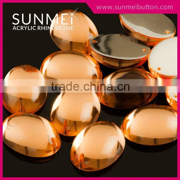Taiwan Free Sample Sewing Acrylic Flat Back Crystal Rhinestone for Woman Clothes photo-3