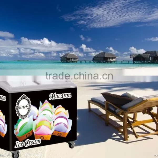 100-600L Ice Cream Freezer Chest Freezer Ice Cream Showcase Chest Showcase photo-5